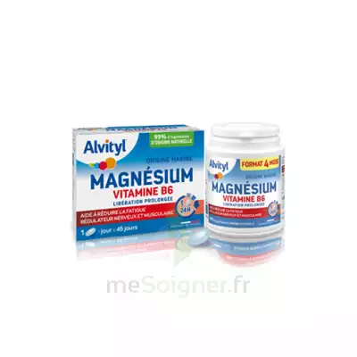 Alvityl Magnésium Vitamine B6 Libération Prolongée Comprimés Lp B/45 à PODENSAC